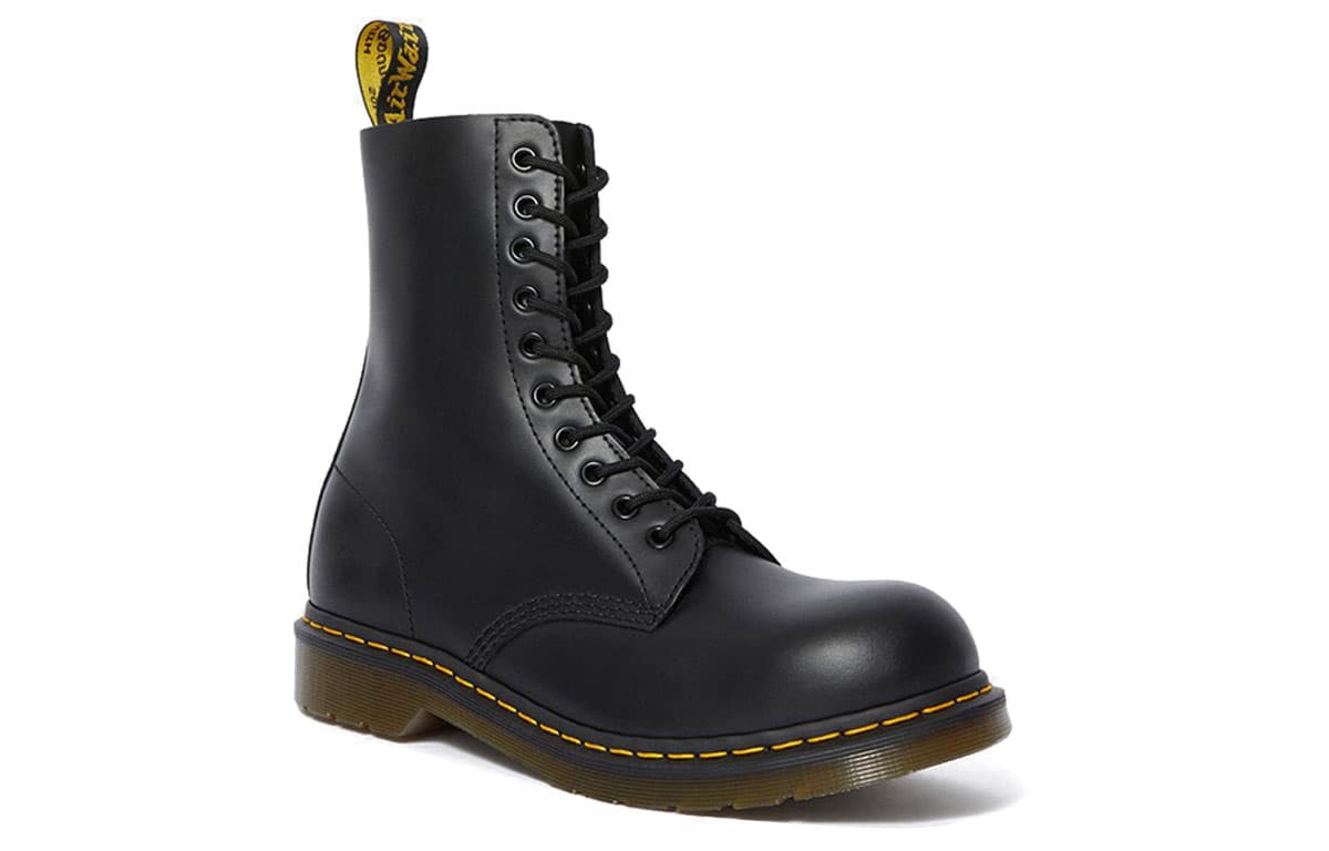 Dr.Martens 1919 Leather Med Calf Boots Black 5