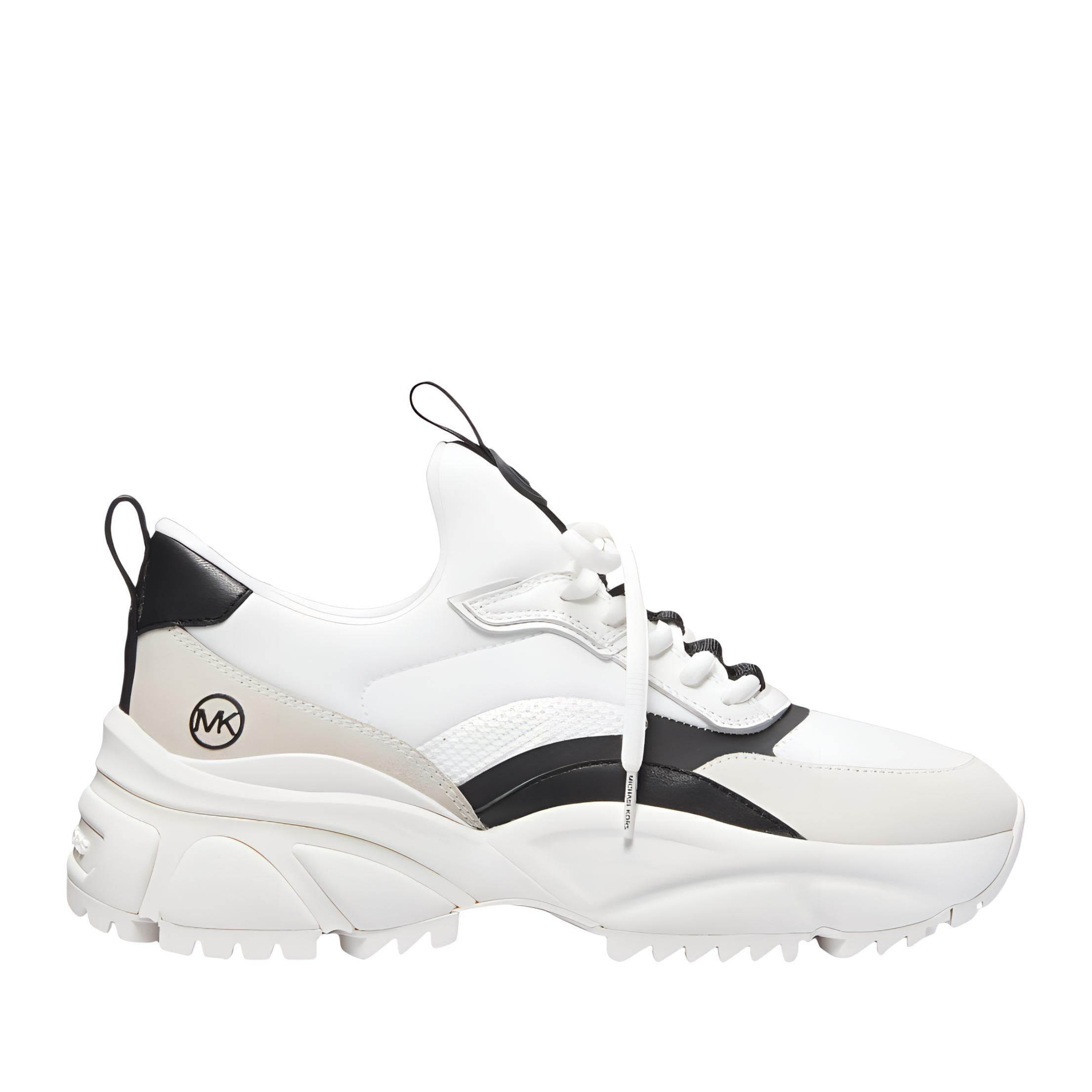 MICHAEL KORS Darius Low Top Casual Shoes 6.5cm Men's Black White 4