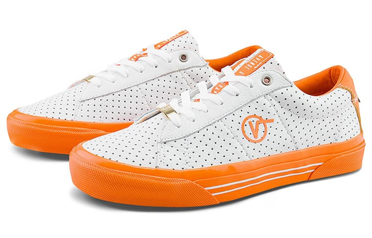 Vans Avenue&Son X Vans Skate Sid Flicks Of Fury Sneakers White/Orange 4