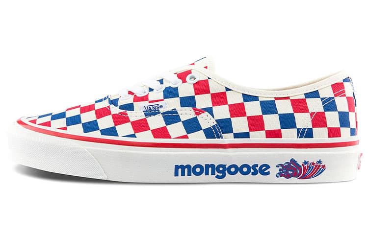 Vans Our Legends X Vans Authentic 44 Dx 'Mongoose   Red Blue Checkerboard'