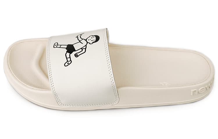 New Balance X Noritake Creamy White Slippers 2