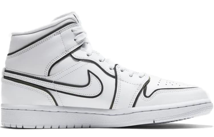 Jordan 1 Mid Iridescent Reflective White Women's 4