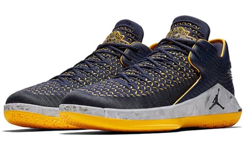 Air Jordan 32 Low PF 'Michigan Wolverines' Asia Version 3