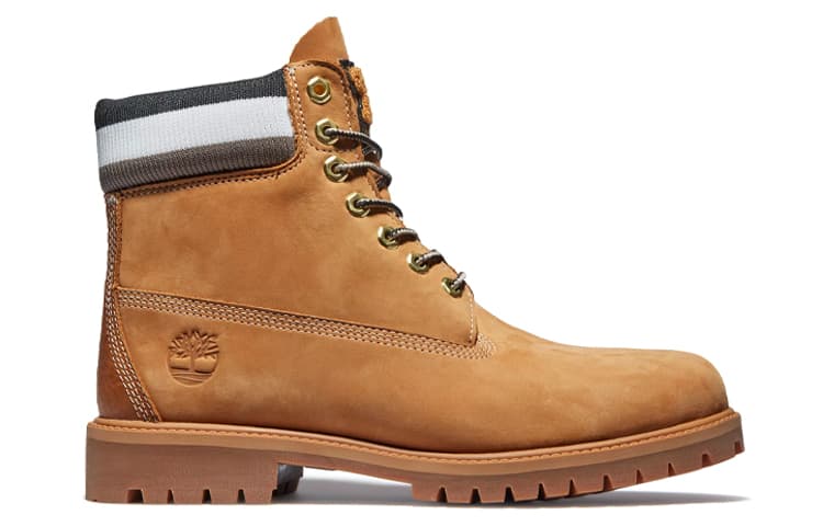 Timberland Heritage 6 Inch Waterproof Boot 'Wheat Nubuck With Black' 3