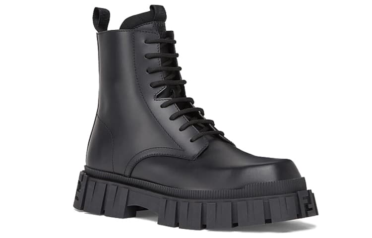 FENDI Fendi Force Martin Boot Men's Black 4