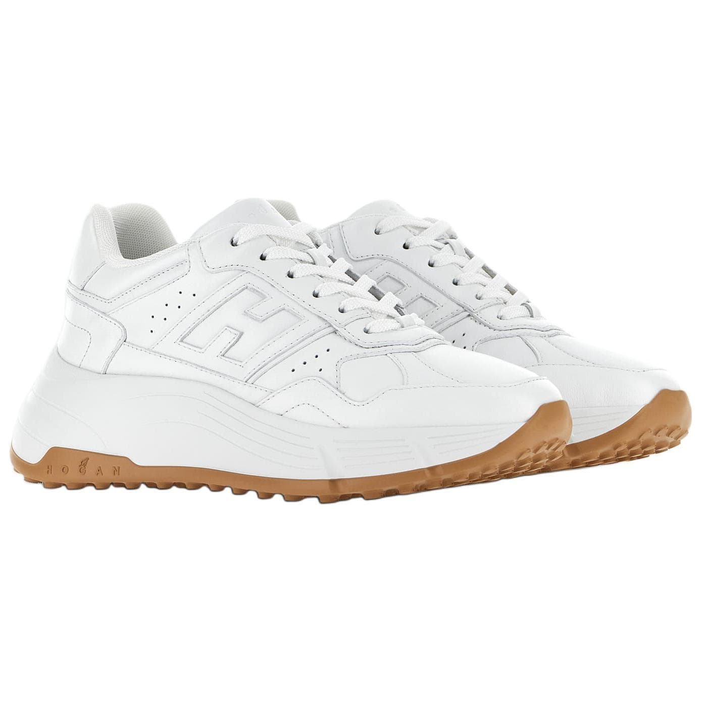 HOGAN Panelled Lace Up Sneakers Women's 5