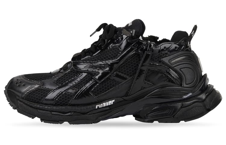 Balenciaga Runner Sneakers 'Black Mesh And Nylon'