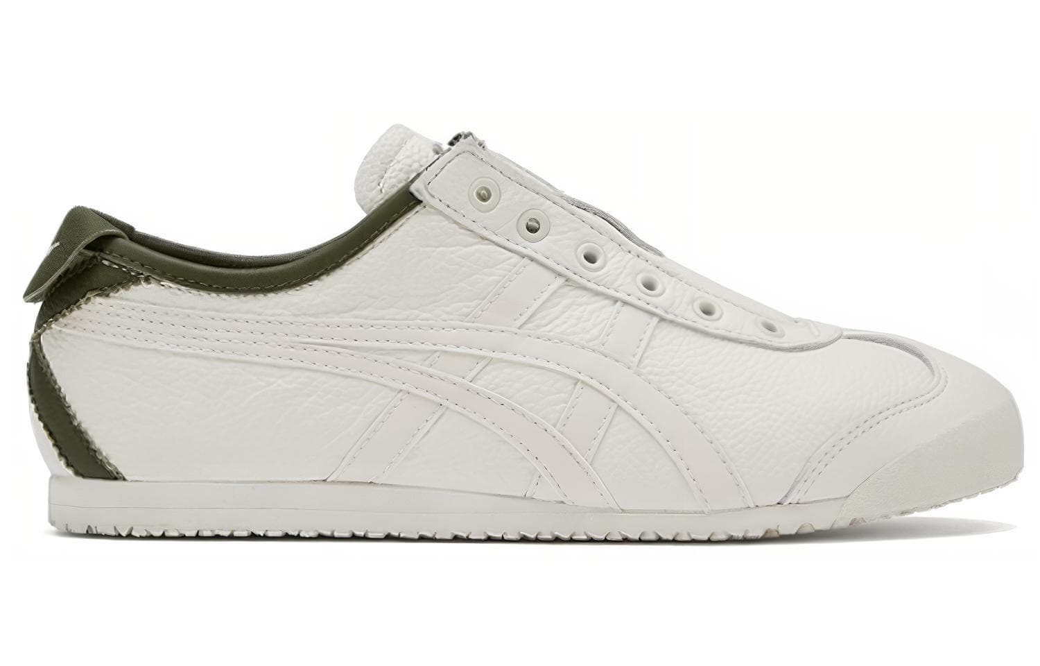 Onitsuka Tiger Mexico 66 Slip On Shoes White Green 4