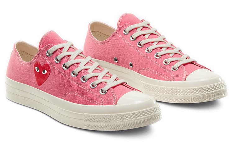 Converse Chuck Taylor All Star 70 Ox Comme Des Garcons Play Bright Pink 5