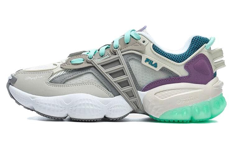 FILA LADDER Chunky Sneakers Women's Low-Top Gray Green