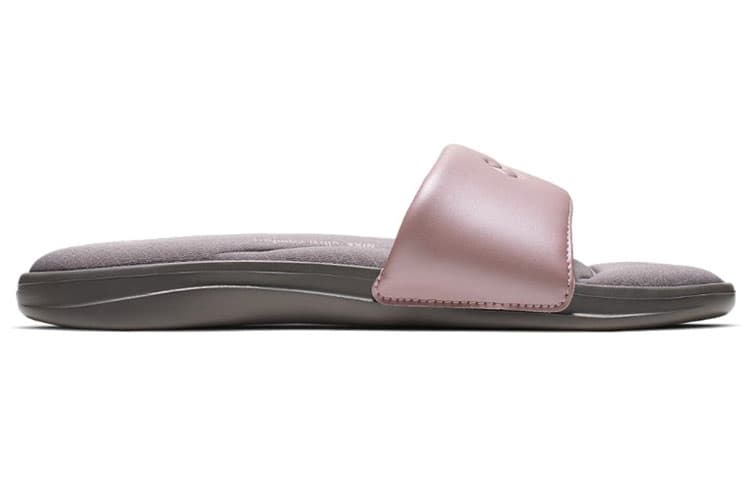 Nike Ultra Comfort3 Slide Slippers Grey/Pink Women's 3