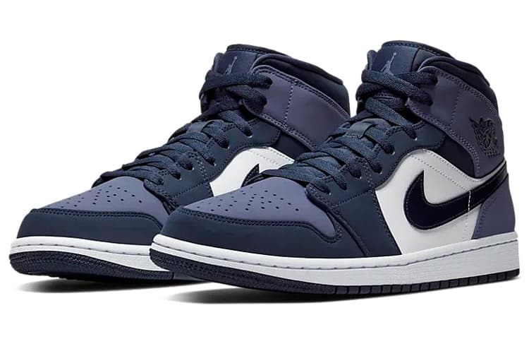 Jordan 1 Mid 'Obsidian Sanded Purple' 6