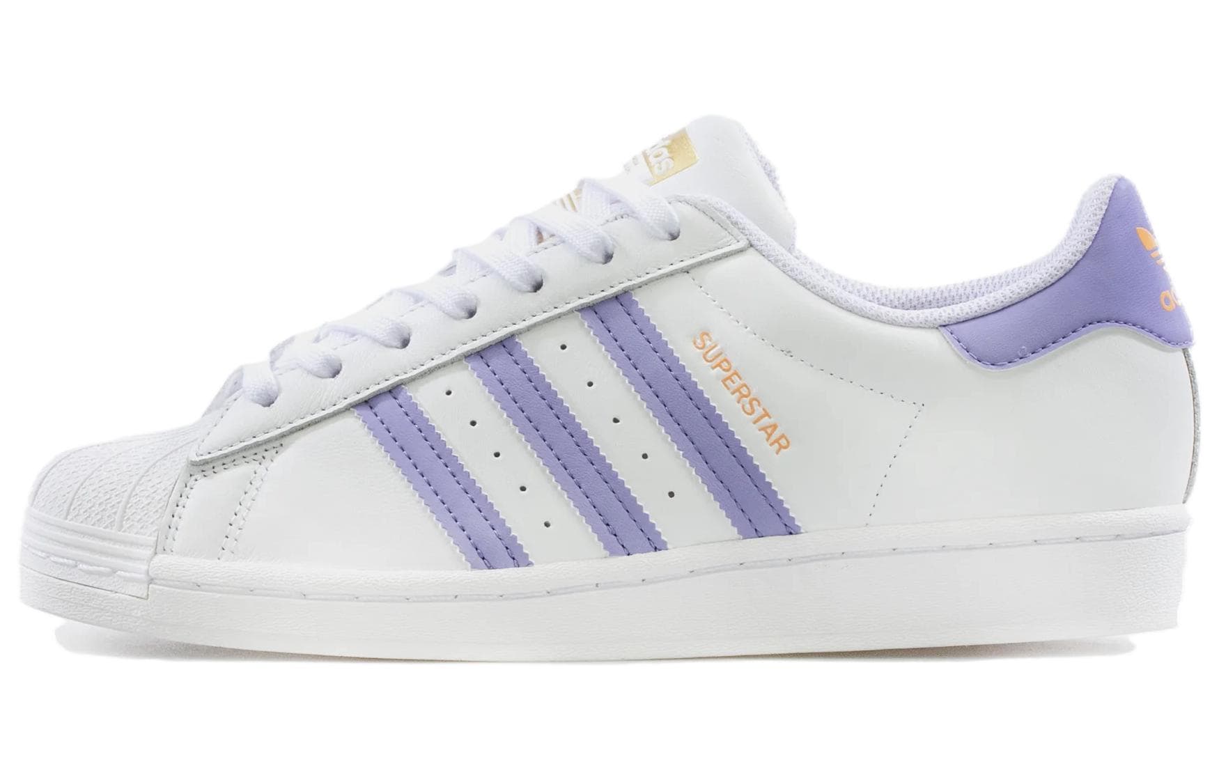 Adidas Originals Superstar White Light Purple