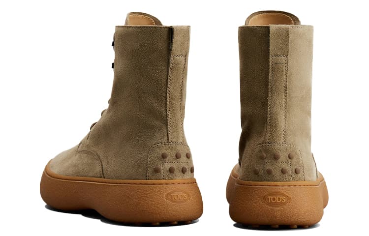 TOD'S Ankle Boots Men Beige Yellow 6