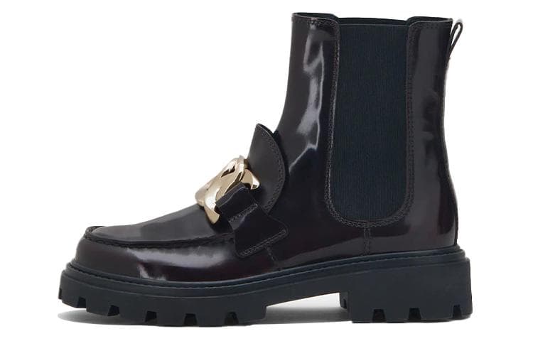 TOD'S Chelsea Boots Women's Burgundy