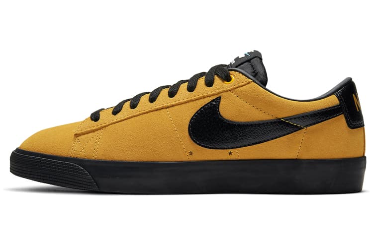 Nike Sb Blazer Low Gt University Gold Black 2