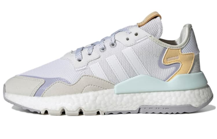Adidas Originals Nite Jogger 'White Gray Purple' Women's 2