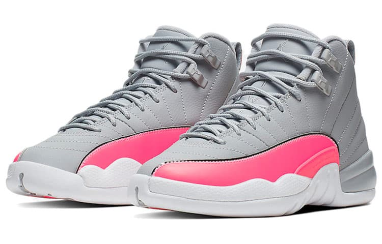 Jordan 12 Retro Wolf Grey Racer Pink GS 6