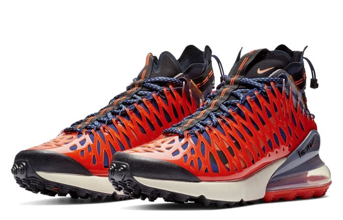 Nike Air Max 270 Ispa Blue Void Terra Orange 6