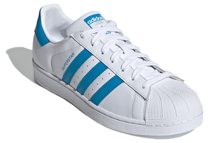 Adidas Originals Superstar White Blue 6