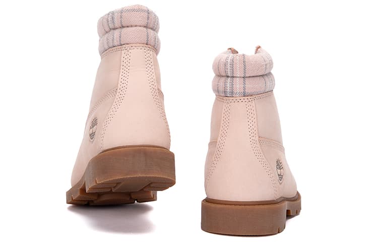 Timberland Lindon Woods 6 Inch Waterproof Boot 'Pink Nubuck And Printed Collar' Women's 5