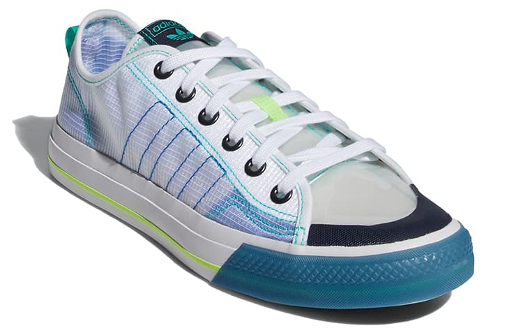 adidas originals Nizza White Lush Blue 5