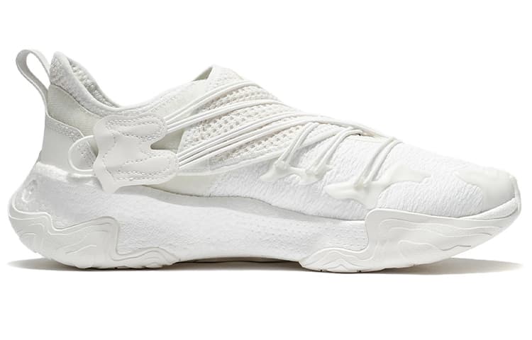 LiNing Jackie Chan Collection Casual Shoes Men Low-Top Champagne White 4