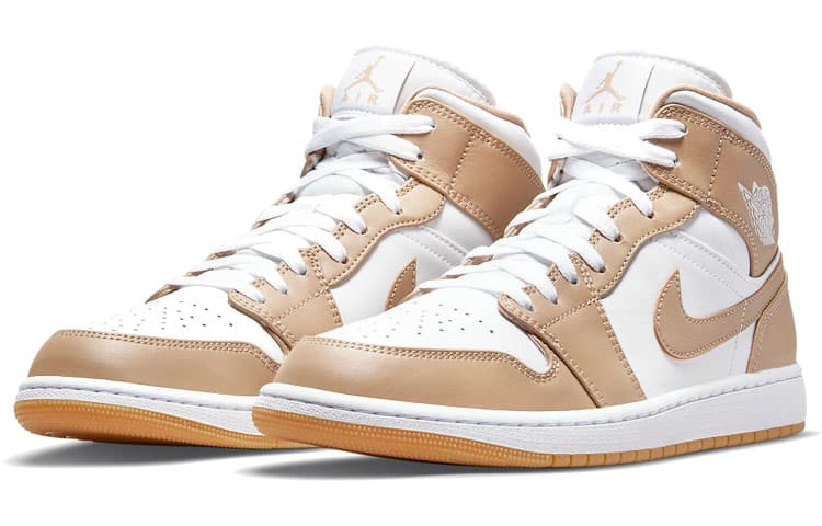 Jordan 1 Mid Tan Gum 6