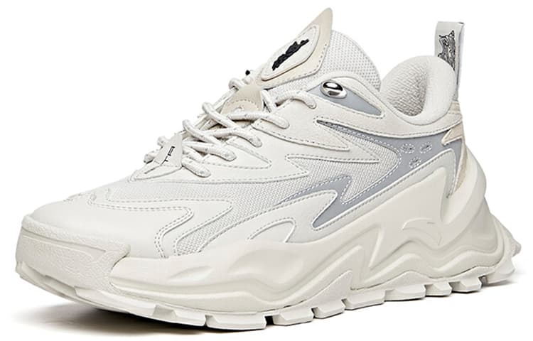 Anta Life Collection Low-Top Chunky Sneakers Men's Gray White 4