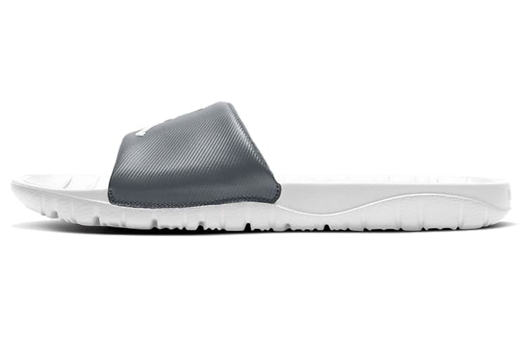 JORDAN Break Silver White Slippers