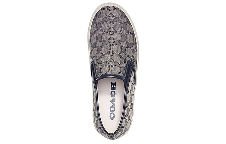 COACH Low Top Stylish Skateboarding Shoes Men's Gray 6