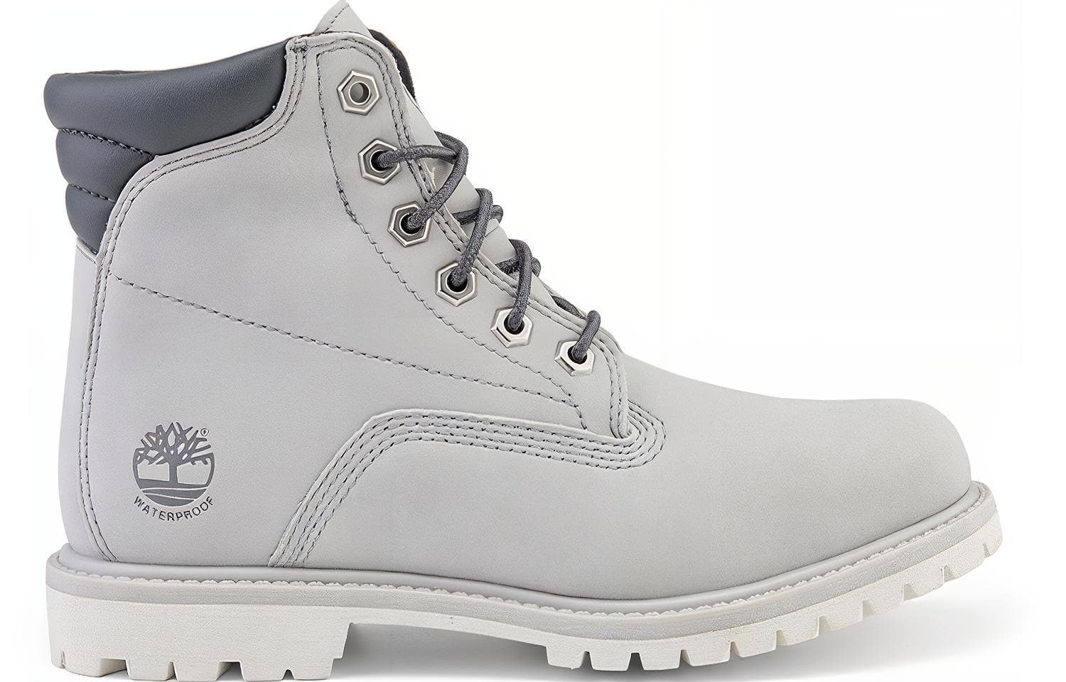 Timberland Waterville 6 Inch Wide Fit Waterproof Boots 'Light Grey' Women's 3