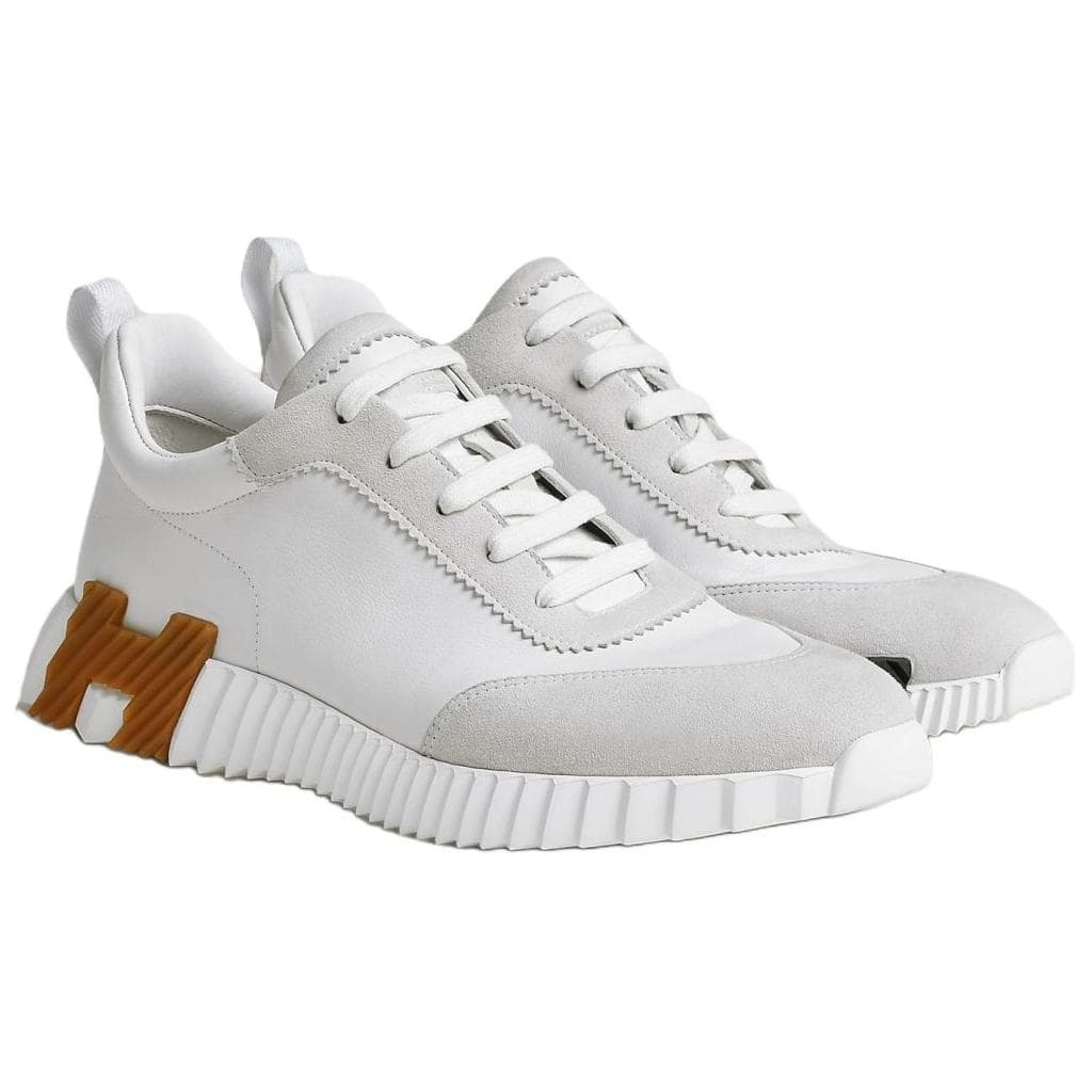 HERMES Cushioning Low Top Sports Casual Shoes Women's Gray White 6