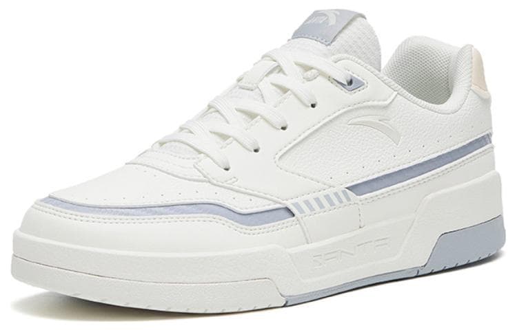 Anta Life Collection Anti-Slip Wear-Resistant Low-Top Skateboard Shoes Women's White Gray 3