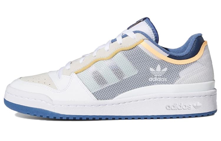 Adidas Originals Forum Low Tt Cloud White Acid Orange Crew Blue 2