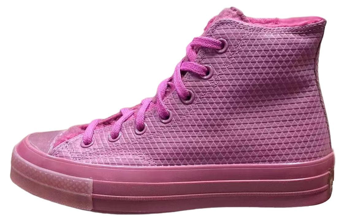 Converse 1970s Anti-Slip Wear-Resistant High-Top Canvas Shoes Women's Purple 2