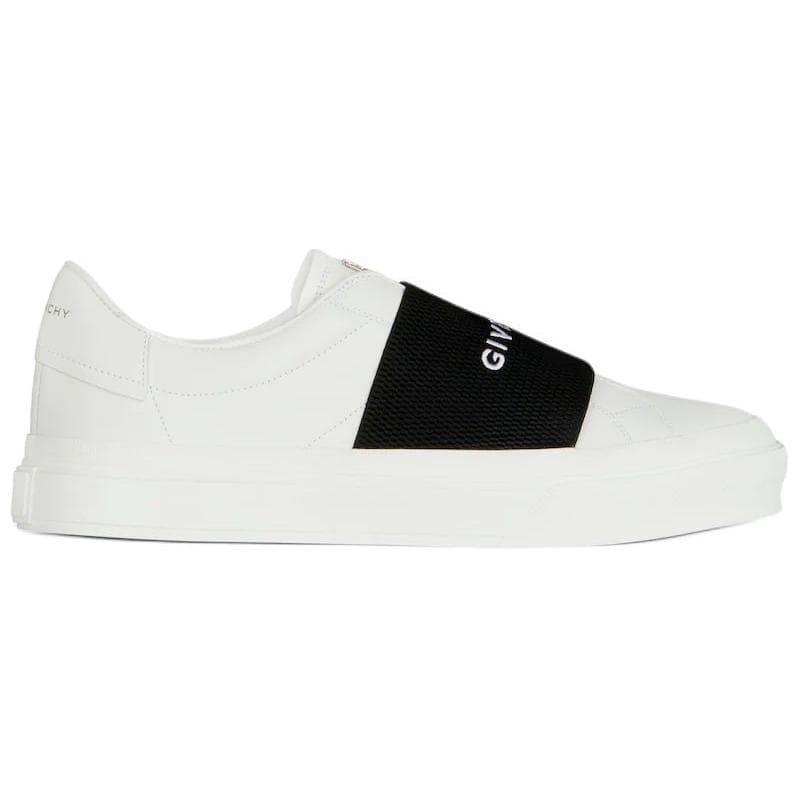 Givenchy City Sport Sneaker White Black Logo Strap 3