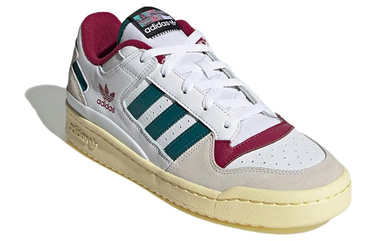 Adidas Originals Forum Low White Teal Burgundy 6