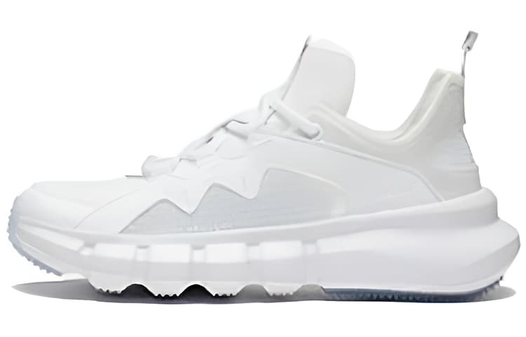 LINING Enlightenment 2.3 Lite Vintage Basketball Shoes Women's Low-Top Standard White 2