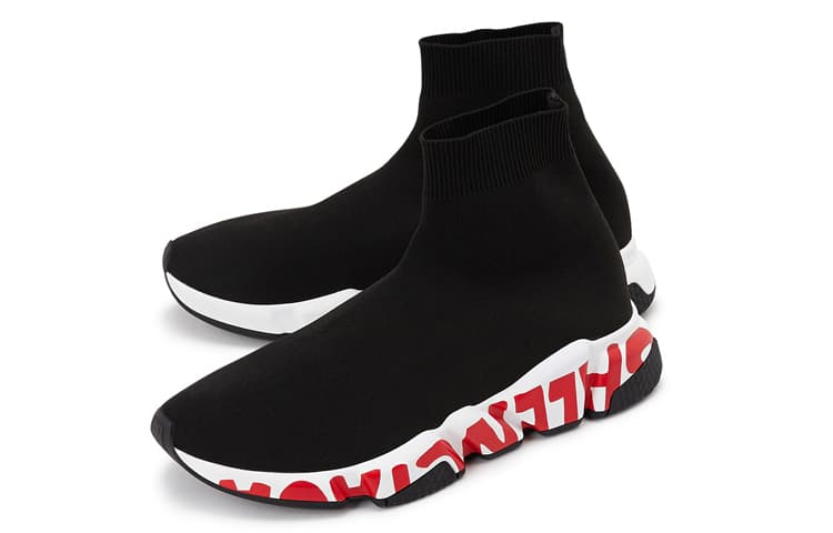Balenciaga Graffiti Speed Red Sole 5