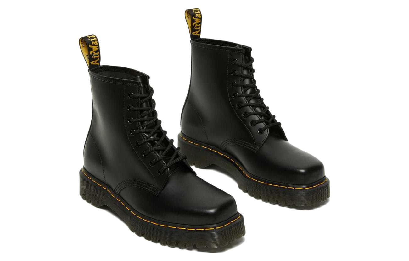Dr.Martens 1460 Bex Squared Toe Leather Lace Up Boots 'Black' 5