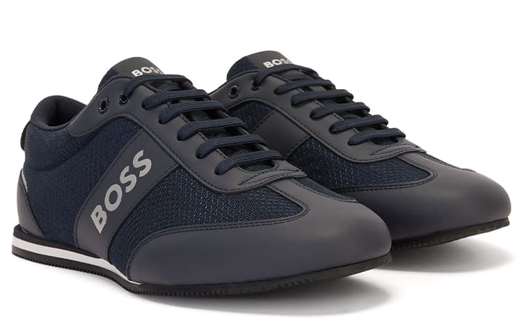 HUGO BOSS Casual Shoes Men Low-Top Dark Blue 4