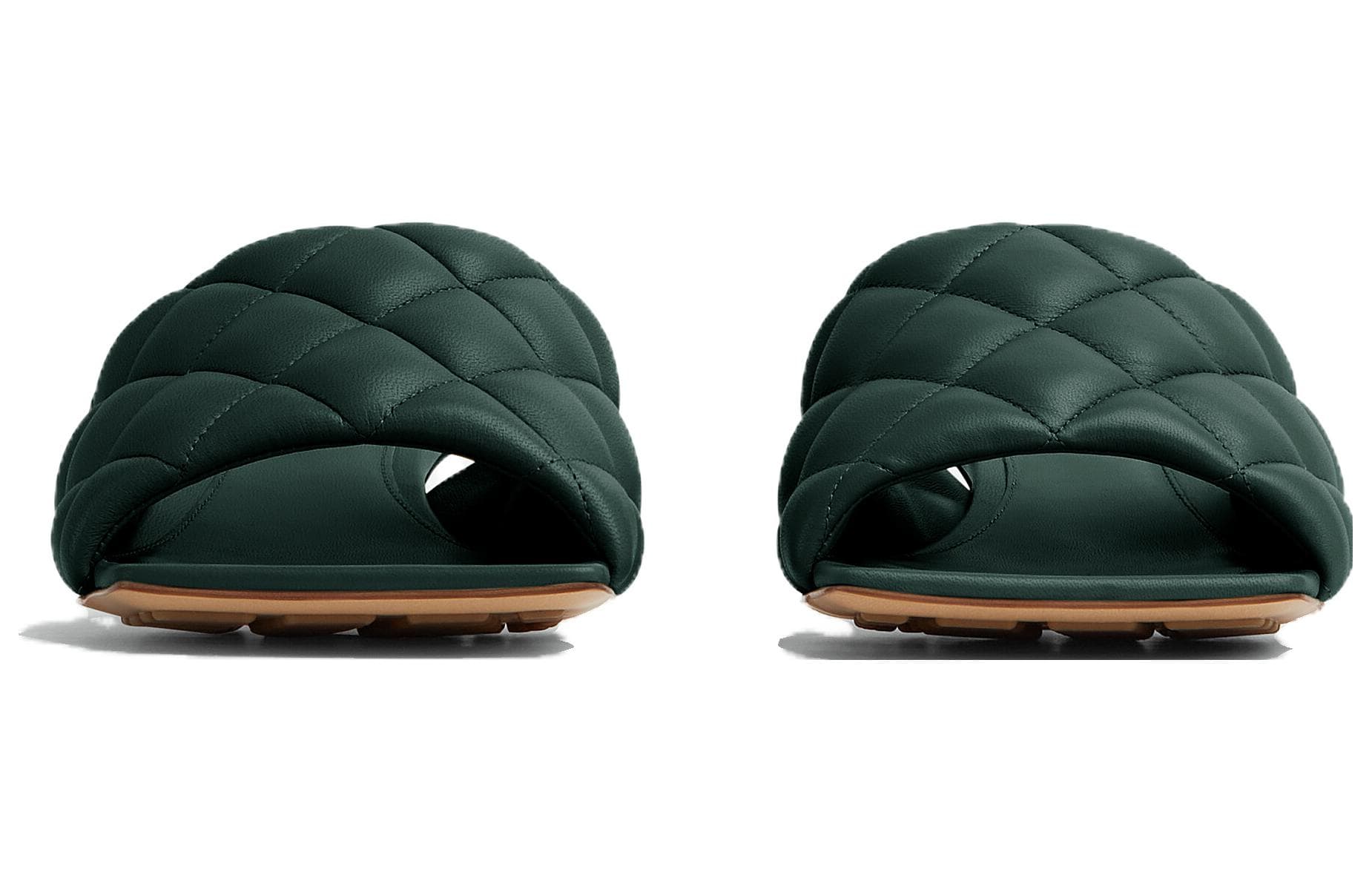 Bottega Veneta Abrasion-Resistant Slide Slippers Women's Pine Green 4
