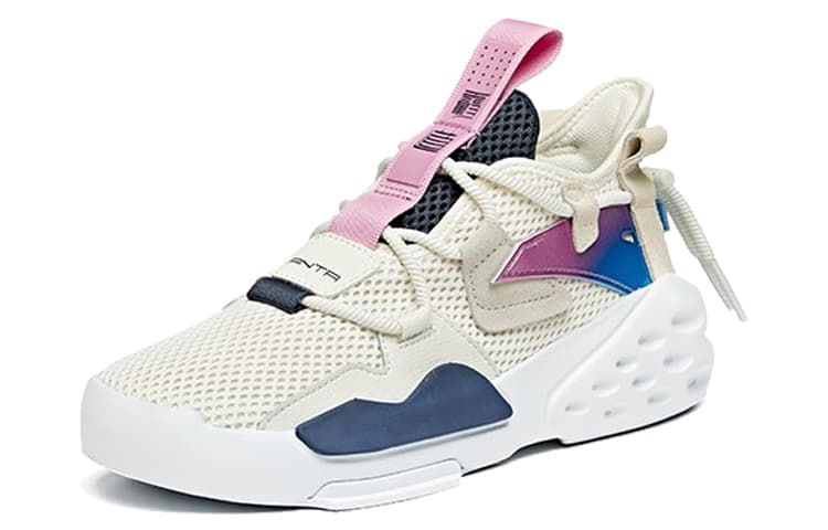 ANTA Bastard Casual Shoes Women's Low-Top White Blue 5