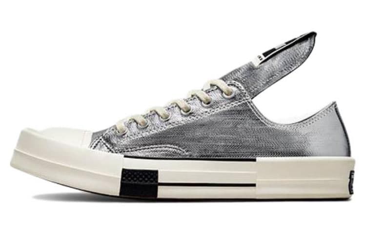 Converse Turbodrk Chuck Taylor All Star 70 Ox Rick Owens Drkshdw Silver White 2