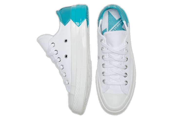 Converse Chuck 1970s White Blue Women's 5