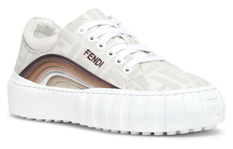 FENDI Women's Force 'White Brown' 5