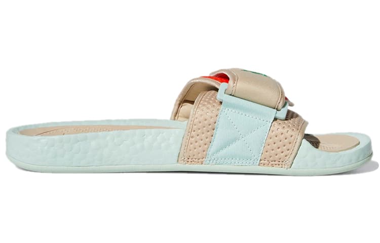 Adidas Originals Pw Boost Slide Pharrell Nigo Friendship Pack Blue Red 3