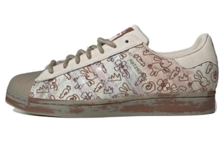 Superstar Melting Sadness X Adidas Originals 'Allover Graphics - Clear Brown'