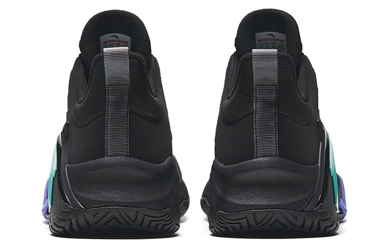 Anta Airspace 4 Anti Slip Wear Resistant Low Top Basketball Shoes Men's Black 6